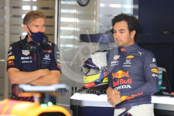 World © Octane Photographic Ltd. Formula 1 – F1 Young Driver and Tyre Test. Red Bull Racing Honda Mule Car – Sergio Perez. Yas Marina Circuit, Abu Dhabi. Tuesday 14th December 2021.