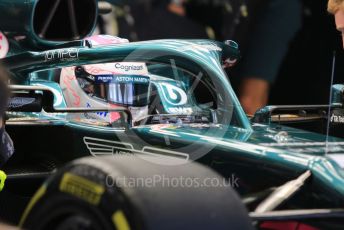 World © Octane Photographic Ltd. Formula 1 – F1 Young Driver and Tyre Test. Aston Martin Cognizant F1 Team Mule Car – Sebastian Vettel. Yas Marina Circuit, Abu Dhabi. Tuesday 14th December 2021.