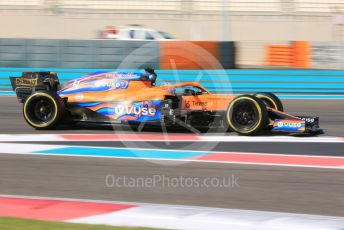 World © Octane Photographic Ltd. Formula 1 – F1 Young Driver and Tyre Test. McLaren F1 Team Mule Car – Lando Norris. Yas Marina Circuit, Abu Dhabi. Tuesday 14th December 2021.