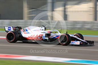 World © Octane Photographic Ltd. Formula 1 – F1 Young Driver and Tyre Test. Uralkali Haas F1 Team Mule Car – Pietro Fittipaldi. Yas Marina Circuit, Abu Dhabi. Tuesday 14th December 2021.