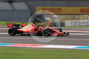 World © Octane Photographic Ltd. Formula 1 – F1 Young Driver and Tyre Test. Scuderia Ferrari Mission Winnow Mule Car – Carlos Sainz. Yas Marina Circuit, Abu Dhabi. Tuesday 14th December 2021.
