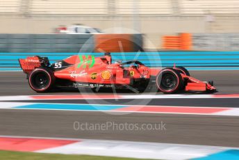 World © Octane Photographic Ltd. Formula 1 – F1 Young Driver and Tyre Test. Scuderia Ferrari Mission Winnow Mule Car – Carlos Sainz. Yas Marina Circuit, Abu Dhabi. Tuesday 14th December 2021.