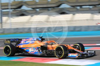 World © Octane Photographic Ltd. Formula 1 – F1 Young Driver and Tyre Test. McLaren F1 Team Mule Car – Lando Norris. Yas Marina Circuit, Abu Dhabi. Tuesday 14th December 2021.