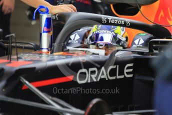 World © Octane Photographic Ltd. Formula 1 – F1 Young Driver and Tyre Test. Red Bull Racing Honda Mule Car – Sergio Perez. Yas Marina Circuit, Abu Dhabi. Tuesday 14th December 2021.