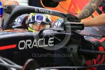 World © Octane Photographic Ltd. Formula 1 – F1 Young Driver and Tyre Test. Red Bull Racing Honda Mule Car – Sergio Perez. Yas Marina Circuit, Abu Dhabi. Tuesday 14th December 2021.