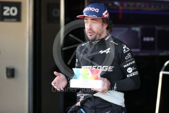 World © Octane Photographic Ltd. Formula 1 – F1 Young Driver and Tyre Test. Alpine F1 Team Mule Car – Fernando Alonso. Yas Marina Circuit, Abu Dhabi. Tuesday 14th December 2021.