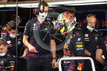 World © Octane Photographic Ltd. Formula 1 – F1 Young Driver and Tyre Test. Red Bull Racing Honda Mule Car – Sergio Perez. Yas Marina Circuit, Abu Dhabi. Tuesday 14th December 2021.