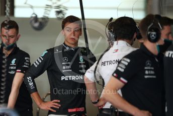 World © Octane Photographic Ltd. Formula 1 – F1 Young Driver and Tyre Test. Mercedes AMG Petronas F1 Team Mule Car – George Russell. Yas Marina Circuit, Abu Dhabi. Tuesday 14th December 2021.
