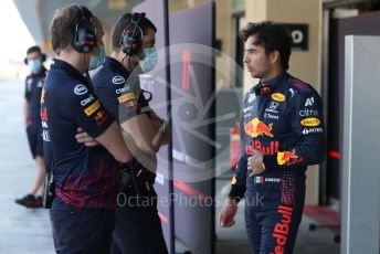 World © Octane Photographic Ltd. Formula 1 – F1 Young Driver and Tyre Test. Red Bull Racing Honda Mule Car – Sergio Perez. Yas Marina Circuit, Abu Dhabi. Tuesday 14th December 2021.