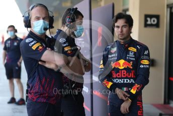 World © Octane Photographic Ltd. Formula 1 – F1 Young Driver and Tyre Test. Red Bull Racing Honda Mule Car – Sergio Perez. Yas Marina Circuit, Abu Dhabi. Tuesday 14th December 2021.