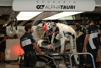 World © Octane Photographic Ltd. Formula 1 – F1 Young Driver and Tyre Test. Scuderia AlphaTauri Honda Mule Car – Pierre Gasly. Yas Marina Circuit, Abu Dhabi. Tuesday 14th December 2021.
