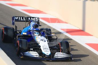 World © Octane Photographic Ltd. Formula 1 – F1 Young Driver and Tyre Test. Williams Racing Mule Car – Logan Sargeant. Yas Marina Circuit, Abu Dhabi. Tuesday 14th December 2021.