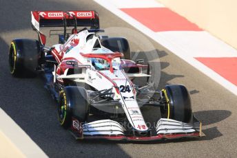World © Octane Photographic Ltd. Formula 1 – F1 Young Driver and Tyre Test. Alfa Romeo Racing Orlen Mule Car – Guanyu Zhou. Yas Marina Circuit, Abu Dhabi. Tuesday 14th December 2021.