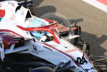 World © Octane Photographic Ltd. Formula 1 – F1 Young Driver and Tyre Test. Alfa Romeo Racing Orlen Mule Car – Guanyu Zhou. Yas Marina Circuit, Abu Dhabi. Tuesday 14th December 2021.