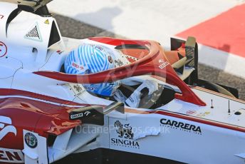 World © Octane Photographic Ltd. Formula 1 – F1 Young Driver and Tyre Test. Alfa Romeo Racing Orlen Mule Car – Guanyu Zhou. Yas Marina Circuit, Abu Dhabi. Tuesday 14th December 2021.