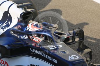 World © Octane Photographic Ltd. Formula 1 – F1 Young Driver and Tyre Test. Scuderia AlphaTauri Honda Mule Car – Liam Lawson. Yas Marina Circuit, Abu Dhabi. Tuesday 14th December 2021.