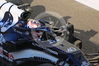 World © Octane Photographic Ltd. Formula 1 – F1 Young Driver and Tyre Test. Scuderia AlphaTauri Honda Mule Car – Liam Lawson. Yas Marina Circuit, Abu Dhabi. Tuesday 14th December 2021.