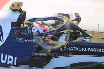 World © Octane Photographic Ltd. Formula 1 – F1 Young Driver and Tyre Test. Scuderia AlphaTauri Honda Mule Car – Liam Lawson. Yas Marina Circuit, Abu Dhabi. Tuesday 14th December 2021.