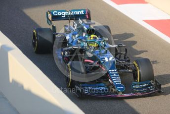 World © Octane Photographic Ltd. Formula 1 – F1 Young Driver and Tyre Test. Aston Martin Cognizant F1 Team Mule Car – Nick Yelloly. Yas Marina Circuit, Abu Dhabi. Tuesday 14th December 2021.