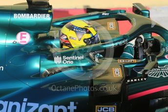 World © Octane Photographic Ltd. Formula 1 – F1 Young Driver and Tyre Test. Aston Martin Cognizant F1 Team Mule Car – Nick Yelloly. Yas Marina Circuit, Abu Dhabi. Tuesday 14th December 2021.