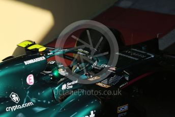 World © Octane Photographic Ltd. Formula 1 – F1 Young Driver and Tyre Test. Aston Martin Cognizant F1 Team Mule Car – Lance Stroll. Yas Marina Circuit, Abu Dhabi. Tuesday 14th December 2021.