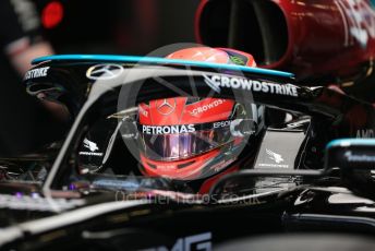 World © Octane Photographic Ltd. Formula 1 – F1 Young Driver and Tyre Test. Mercedes AMG Petronas F1 Team Mule Car – George Russell. Yas Marina Circuit, Abu Dhabi. Tuesday 14th December 2021.
