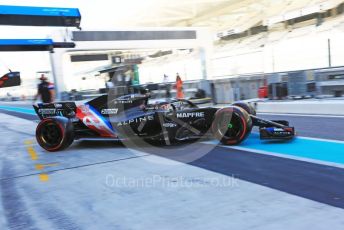 World © Octane Photographic Ltd. Formula 1 – F1 Young Driver and Tyre Test. Alpine F1 Team Mule Car – Esteban Ocon. Yas Marina Circuit, Abu Dhabi. Tuesday 14th December 2021.