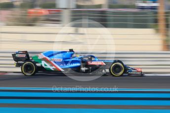 World © Octane Photographic Ltd. Formula 1 – F1 Young Driver and Tyre Test. Alpine F1 Team Mule Car – Oscar Piastri. Yas Marina Circuit, Abu Dhabi. Tuesday 14th December 2021.