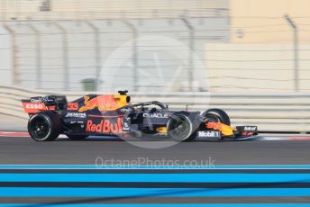World © Octane Photographic Ltd. Formula 1 – F1 Young Driver and Tyre Test. Red Bull Racing Honda Mule Car – Max Verstappen. Yas Marina Circuit, Abu Dhabi. Tuesday 14th December 2021.
