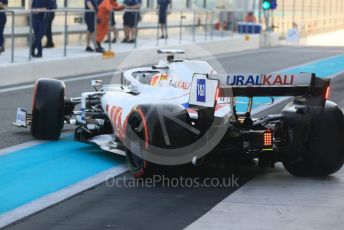 World © Octane Photographic Ltd. Formula 1 – F1 Young Driver and Tyre Test. Uralkali Haas F1 Team Mule Car – Mick Schumacher. Yas Marina Circuit, Abu Dhabi. Tuesday 14th December 2021.