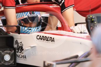 World © Octane Photographic Ltd. Formula 1 – F1 Young Driver and Tyre Test. Alfa Romeo Racing Orlen Mule Car – Guanyu Zhou. Yas Marina Circuit, Abu Dhabi. Tuesday 14th December 2021.