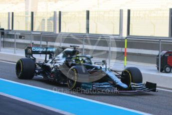 World © Octane Photographic Ltd. Formula 1 – F1 Young Driver and Tyre Test. Aston Martin Cognizant F1 Team Mule Car – Nick Yelloly. Yas Marina Circuit, Abu Dhabi. Tuesday 14th December 2021.