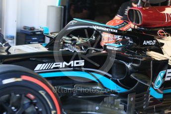 World © Octane Photographic Ltd. Formula 1 – F1 Young Driver and Tyre Test. Mercedes AMG Petronas F1 Team Mule Car – George Russell. Yas Marina Circuit, Abu Dhabi. Tuesday 14th December 2021.