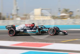 World © Octane Photographic Ltd. Formula 1 – F1 Young Driver and Tyre Test. Mercedes AMG Petronas F1 Team Mule Car – George Russell. Yas Marina Circuit, Abu Dhabi. Tuesday 14th December 2021.