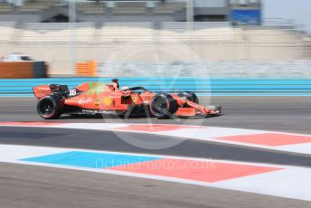 World © Octane Photographic Ltd. Formula 1 – F1 Young Driver and Tyre Test (morning session). Scuderia Ferrari Mission Winnow Mule Car – Charles Leclerc. Yas Marina Circuit, Abu Dhabi. Tuesday 14th December 2021.