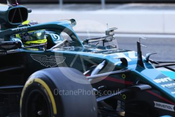 World © Octane Photographic Ltd. Formula 1 – F1 Young Driver and Tyre Test. Aston Martin Cognizant F1 Team Mule Car – Nick Yelloly. Yas Marina Circuit, Abu Dhabi. Tuesday 14th December 2021.