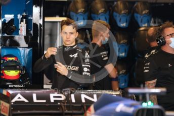 World © Octane Photographic Ltd. Formula 1 – F1 Young Driver and Tyre Test. Alpine F1 Team Mule Car – Oscar Piastri. Yas Marina Circuit, Abu Dhabi. Tuesday 14th December 2021.