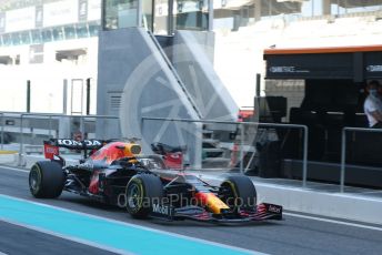 World © Octane Photographic Ltd. Formula 1 – F1 Young Driver and Tyre Test. Red Bull Racing Honda Mule Car – Juri Vips. Yas Marina Circuit, Abu Dhabi. Tuesday 14th December 2021.