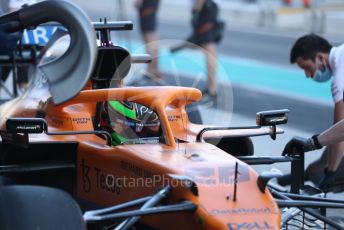 World © Octane Photographic Ltd. Formula 1 – F1 Young Driver and Tyre Test. McLaren F1 Team – MCL35M. Yas Marina Circuit, Abu Dhabi. Tuesday 14th December 2021.