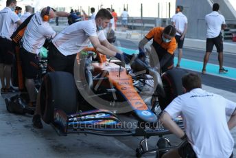 World © Octane Photographic Ltd. Formula 1 – F1 Young Driver and Tyre Test. McLaren F1 Team – MCL35M. Yas Marina Circuit, Abu Dhabi. Tuesday 14th December 2021.