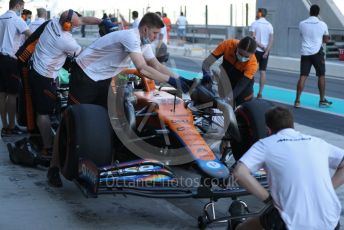 World © Octane Photographic Ltd. Formula 1 – F1 Young Driver and Tyre Test. McLaren F1 Team  – MCL35M. Yas Marina Circuit, Abu Dhabi. Tuesday 14th December 2021.