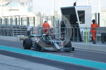 World © Octane Photographic Ltd. Formula 1 – F1 Young Driver and Tyre Test. Aston Martin Cognizant F1 Team Mule Car – Lance Stroll. Yas Marina Circuit, Abu Dhabi. Tuesday 14th December 2021.