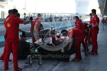 World © Octane Photographic Ltd. Formula 1 – F1 Young Driver and Tyre Test (morning session). Scuderia Ferrari Mission Winnow SF21 – Antonio Fuoco. Yas Marina Circuit, Abu Dhabi. Tuesday 14th December 2021.