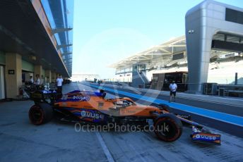 World © Octane Photographic Ltd. Formula 1 – F1 Young Driver and Tyre Test. McLaren F1 Team Mule Car – Pato O’Ward. Yas Marina Circuit, Abu Dhabi. Tuesday 14th December 2021.