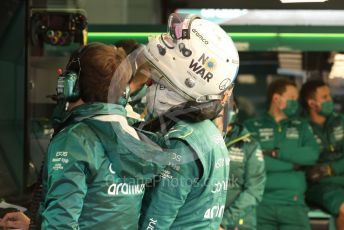 World © Octane Photographic Ltd. Formula 1 – Emilia Romagna Grand Prix – Imola, Italy. Friday 22nd April 2022 Practice 1. Aston Martin Aramco Cognizant F1 Team AMR22 - Sebastian Vettel.