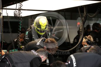 World © Octane Photographic Ltd. Formula 1 – Emilia Romagna Grand Prix – Imola, Italy. Friday 22nd April 2022 Practice 1. Mercedes-AMG Petronas F1 Team F1 W13 - Lewis Hamilton.