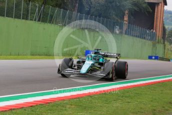 World © Octane Photographic Ltd. Formula 1 – Emilia Romagna Grand Prix – Imola, Italy. Friday 22nd April 2022 Qualifying. Aston Martin Aramco Cognizant F1 Team AMR22 - Lance Stroll.