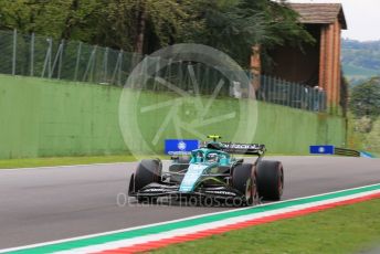 World © Octane Photographic Ltd. Formula 1 – Emilia Romagna Grand Prix – Imola, Italy. Friday 22nd April 2022 Qualifying. Aston Martin Aramco Cognizant F1 Team AMR22 - Sebastian Vettel.
