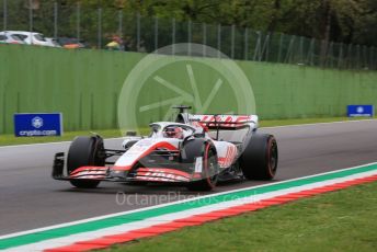World © Octane Photographic Ltd. Formula 1 – Emilia Romagna Grand Prix – Imola, Italy. Friday 22nd April 2022 Qualifying. Haas F1 Team VF-22 - Kevin Magnussen.