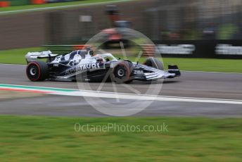 World © Octane Photographic Ltd. Formula 1 – Emilia Romagna Grand Prix – Imola, Italy. Friday 22nd April 2022 Qualifying. Scuderia AlphaTauri AT03 - Pierre Gasly.